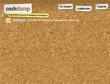 Tablet Screenshot of corkdump.com